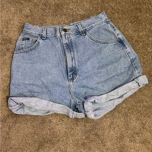 LEE denim shorts size 14 petite